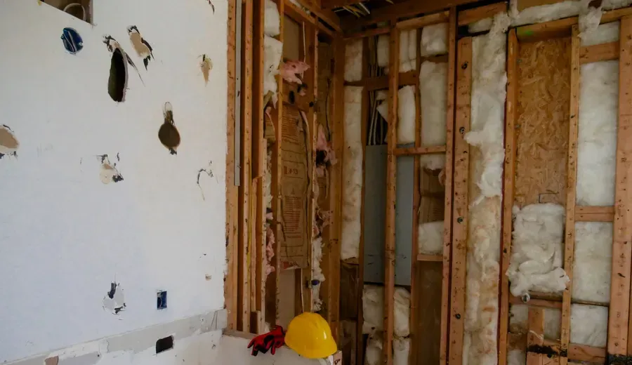 Room being taken apart in stages rather than knocked down